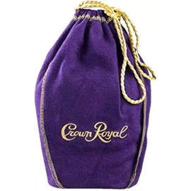 CROWN ROYAL PURPLE BAG 12” WITH DRAW STRING -  BAG ONLY NEW