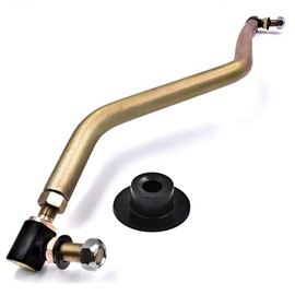 HD Switch - Improved Adjustable Left Hand LH Steering Drag Link Replaces 21548944 for Ariens - Sector Gear Dust Cap Included!