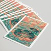 Monterey, California, Fluid Linework, Crab (52 Playing Cards, Poker Size