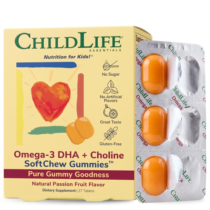 Childlife Essentials | Omega-3 Dha + Choline Softchew Gummies® |