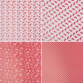 32 x Folding Paper Scandinavian X-Mas Origami Paper Folding Sheets Origami Folding