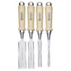 Connex COX861000 Firmer Chisels Set with Wooden Handles, Set of