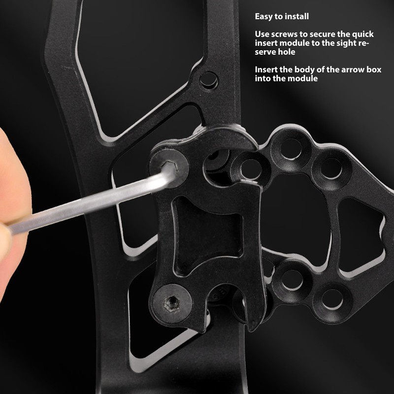 Bow Arrow Holder 5 Arrows Storage Compound Quick Release Bow