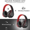 zihnic Bluetooth Over-Ear Headphones, Foldable Wireless and Wired Stereo Headset