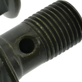MZA Set of 2 hollow screws for brake line M10 x 1, length 19 mm, SW12 - Simson S53, S83, SR50, SR80
