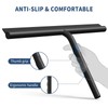 ecooe Silicone Shower Squeegee with Hanger, 11″/28cm Shower Squeegee for