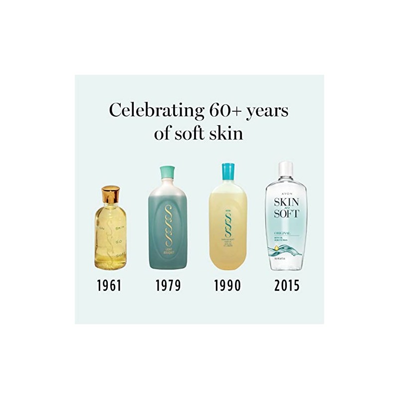 AVON- Gel de ducha original Skin So Soft (paquete de
