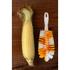 Corn De-Silker Brush | Bristled Veggetable Scrubber for Brushing Carrots,