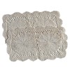 Phantomon Lace Doilies Handmade Crochet Placemats Cotton Doilies Cloth Lace,