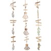 Logbuch-Verlag 3 Long Wooden Wind Chimes for the Garden, Balcony