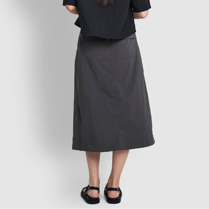 JAJU [JAJU] Women's Scat Scat A-line Skirt_Charcoal