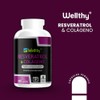 Wellthy Colágeno Resveratrol 300 Caps 1300mg Por Porción 600mg Colageno