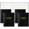 Motiskyy 4 Pack Engineering Notebook 8 x 10 Inches Engineer