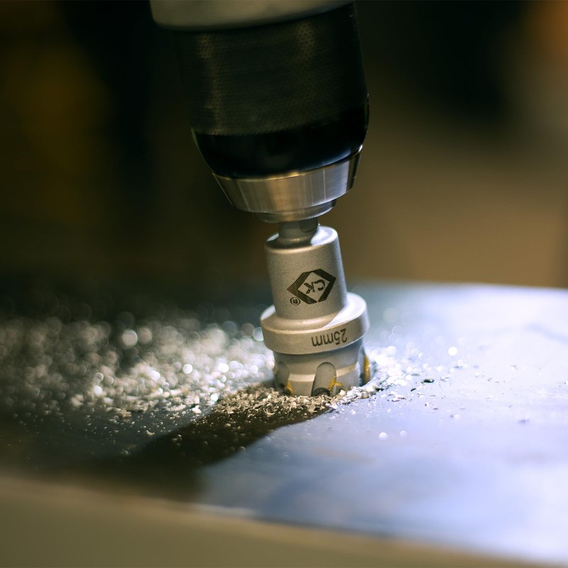 C.K. TCT Hole Saw 22mm - Tungsten Carbide - Steel,