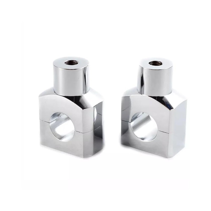 1"(25mm) Motorcycles Handlebar Risers Aluminum Chrome Universal Motorcycles Risers for