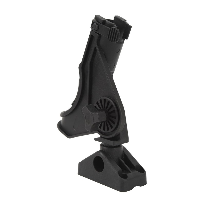 Fishing Rod Holder Clamp Base 360° Adjustable Rotating Weatherproof Open