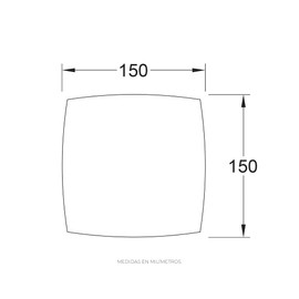Estevez Extractor De Aire Modelo 2304-BL(eco) | Ventilador para Baño y Cocina Tipo Australiano de 4", 15 Watts, 40dB, Flujo de Aire 71m³, | Instalación en Muro.