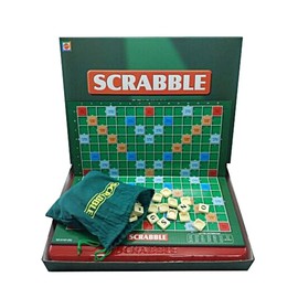 LtSw Scrabble English Word Crossword Puzzle Alphabet Board Card Game for Kids Adults Educational Toys English Teaching Materials Brain Training (Adults)