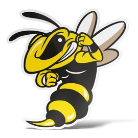 erreinge Bee Sticker Vespa Sticker PVC Shape For Decal Wallpaper Car Moto Helmet Camper Laptop - 10cm