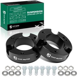 YHTAUTO 2 Inch Front Leveling Lift Kit Fit 2019-2026 Ford Ranger | RWD/4WD | Strut Spacers Raise the Front By 2 Inch | 2PCS Suspension Leveling Kit w/Hardware