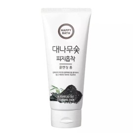 Happy Bath 해피바스 대나무숯 피지흡착 클렌징 폼 200g Happybath Bamboo Charcoal Pore Cleansing Foam 200g