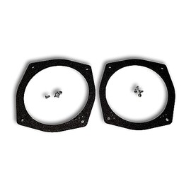1 Pair - 6 1/2" 6.5" Front or Rear Speaker Adapters Compatible with 2002-2007 Mitsubishi Lancer - SPKBRK010