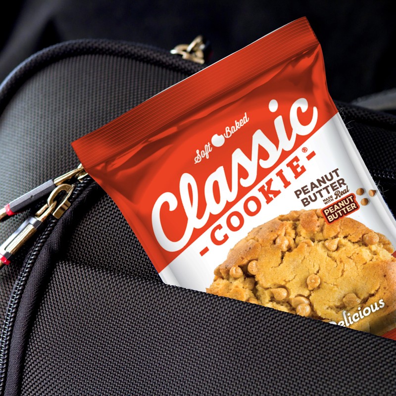 Classic Cookie, Soft Baked Cookie, Peanut Butter 3oz, 8 Count