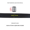 Ahijklmn Tri Glide Slides Plastic Adjustable Webbing Bar Slide Strap