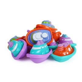 Boley Boats Bathtub Toys - 12 Pk Kids Bath Toys for Toddlers Ages 3+