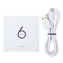 High Quality QI Certification Ultra Thin Wireless Charger For Phone Fast Charging Dock(White)