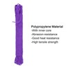 sourcing map Polypropylene Rope Braid Cord 45M/147.6ft 3/16" 5mm Purple