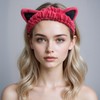2 Pcs Cat Ears Headband, Cute Spa Headbands for Washing