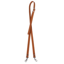 Adjustable Shoulder Strap, 47 x 0.4 Inch PU Leather Crossbody Bag Strap, Replacement Bag Straps for Crossbody Bag, Water Bottles, Yoga Mats (Brown)