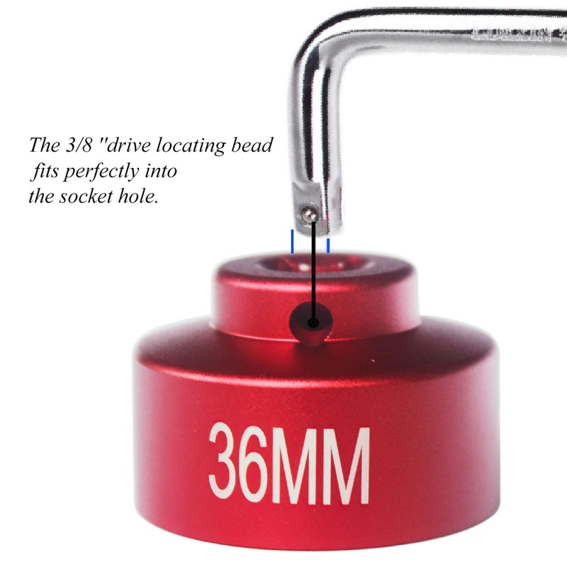 Felisbieti 36mm socket, 36mm Oil Filter Socket wrench Removal tool,
