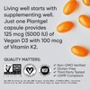 Sports Research Vitamin D3 K2 with 5000iu of Plant-Based D3