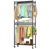 Sakugi Clothes Rack - 33.0" x 12.2" x 79.5" Clothing