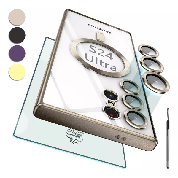 Tekolux Funda S24 Ultra +kit Mica Pantalla Cámara Mate Electrolítico