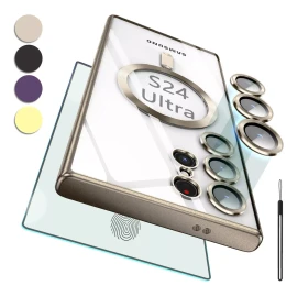 Tekolux Funda S24 Ultra +kit Mica Pantalla Cámara Mate Electrolítico
