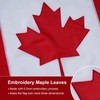 SYII Canada Flag 4x6 Ft Outdoor, Embroidered Canadian CAN Flags