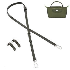 Purse Straps Replacement, Leather Handbag Crossbody Shoulder Strap Kit Adjustable for Mini Longcamp Tote Bag Women