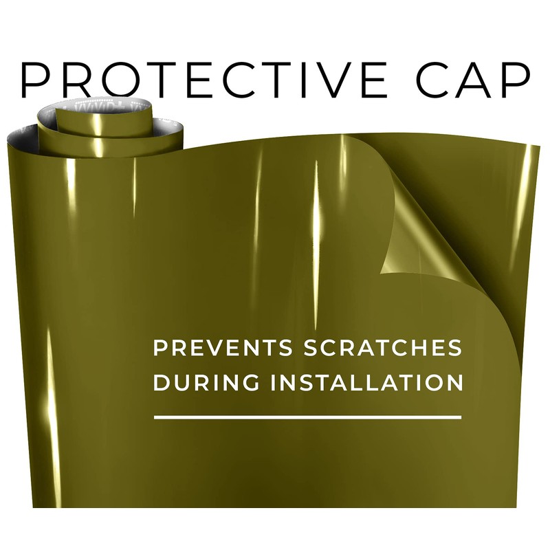 VViViD+ Ultra Gloss Combat Green Vinyl Car Wrap (6ft x