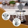 Waziaqoc Pour Over Coffee Dripper, Slow Drip Paperless Coffee Filter,