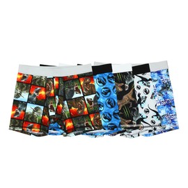 Bioworld Jurassic World Dinosaurs Multipack Boys Underwear, Boxer Briefs-Size-14/16 Multicolored