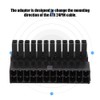 24Pin Female to 24Pin Male 90 Degree Right Angle ATX