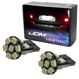 iJDMTOY 194 LED Bulbs 13-SMD-3528 168 2825 T10 Replacement Bulbs Compatible With Car License Plate Lights