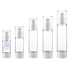 Pack of 5 Airless Pump Dispenser Cream Dispenser 15 ml/30