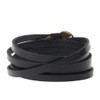 GelConnie Leather Bracelet Adjustable Multi Layer Wrap Bracelets Punk Leather