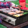 ADREAK 4 Burner Flat Top Grill, 30 Inch Stainless Steel