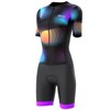 Sikma Women’s Half Sleeve Trisuit Breathable Mesh Triathlon Padded Suit