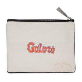 Catstudio Collegiate Zipper Pouch, University of Florida Travel Toiletry Bag, Ideal Gift for Alumni, Makeup Bag, Dog Treat Pouch, or Travel Purse Pouch